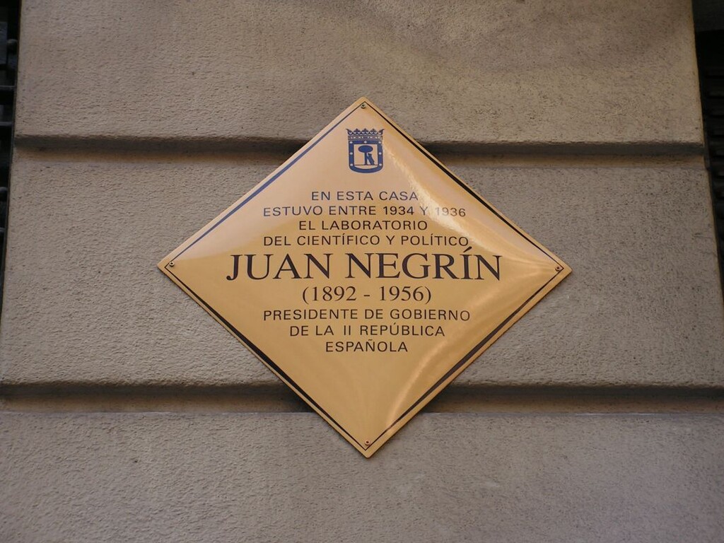 Miniatura de Juan Negrín
