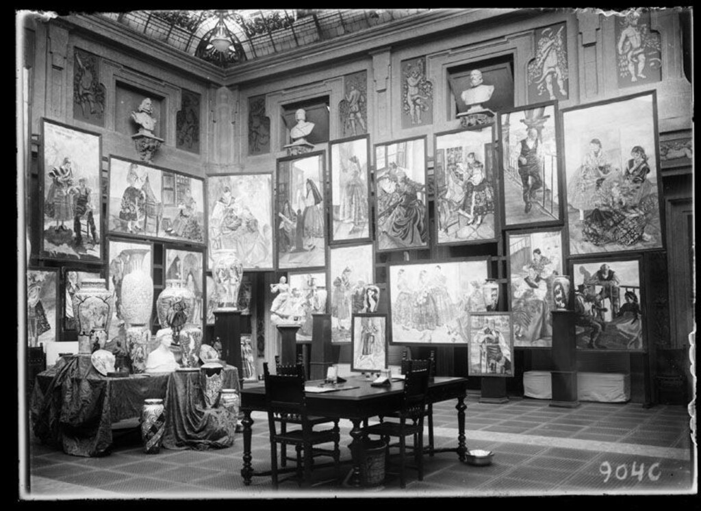 Miniatura de Exposición de pinturas en la Casa de la Villa