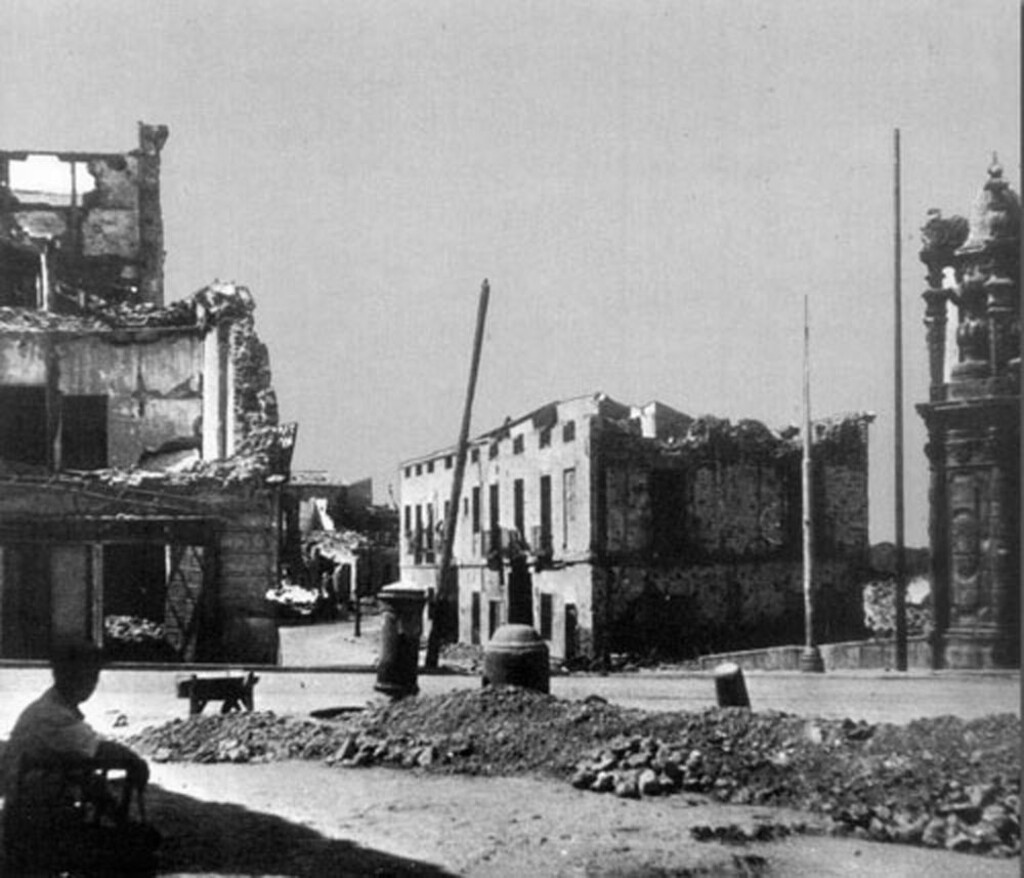 Miniatura de Glorieta de Marqués de Vadillo destruida por la Guerra Civil