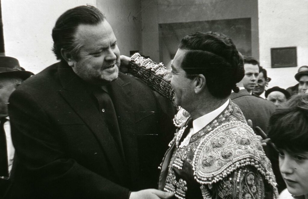 Miniatura de Orson Welles en la Plaza de Vista Alegre