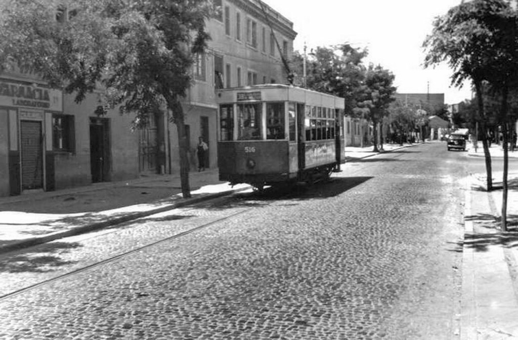 Miniatura de Tranvía por el Paseo de Muñoz Grandes