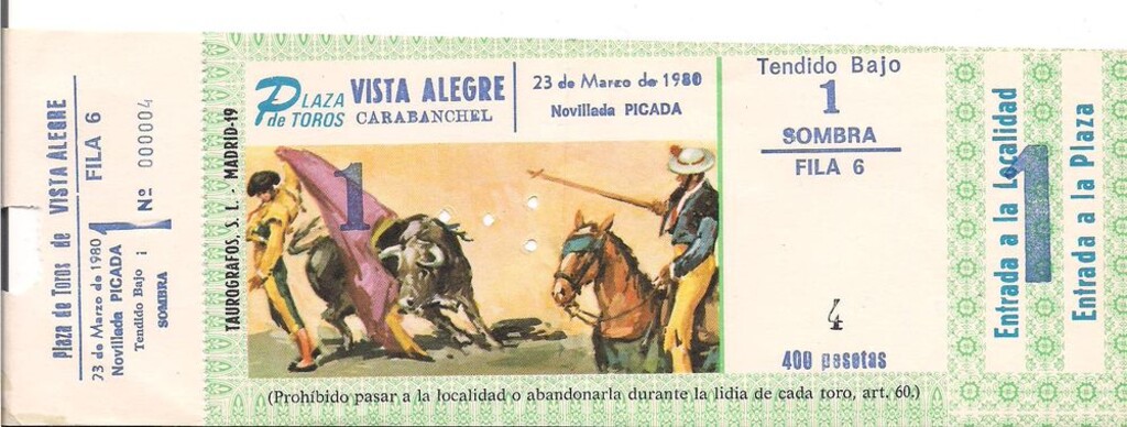 Miniatura de Entrada corrida de toros en Vista Alegre