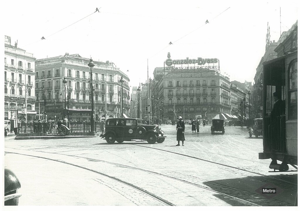Miniatura de La Puerta del Sol en la década de 1920