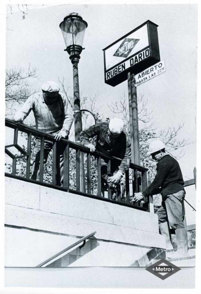 Miniatura de Acceso a la estación de Rubén Darío