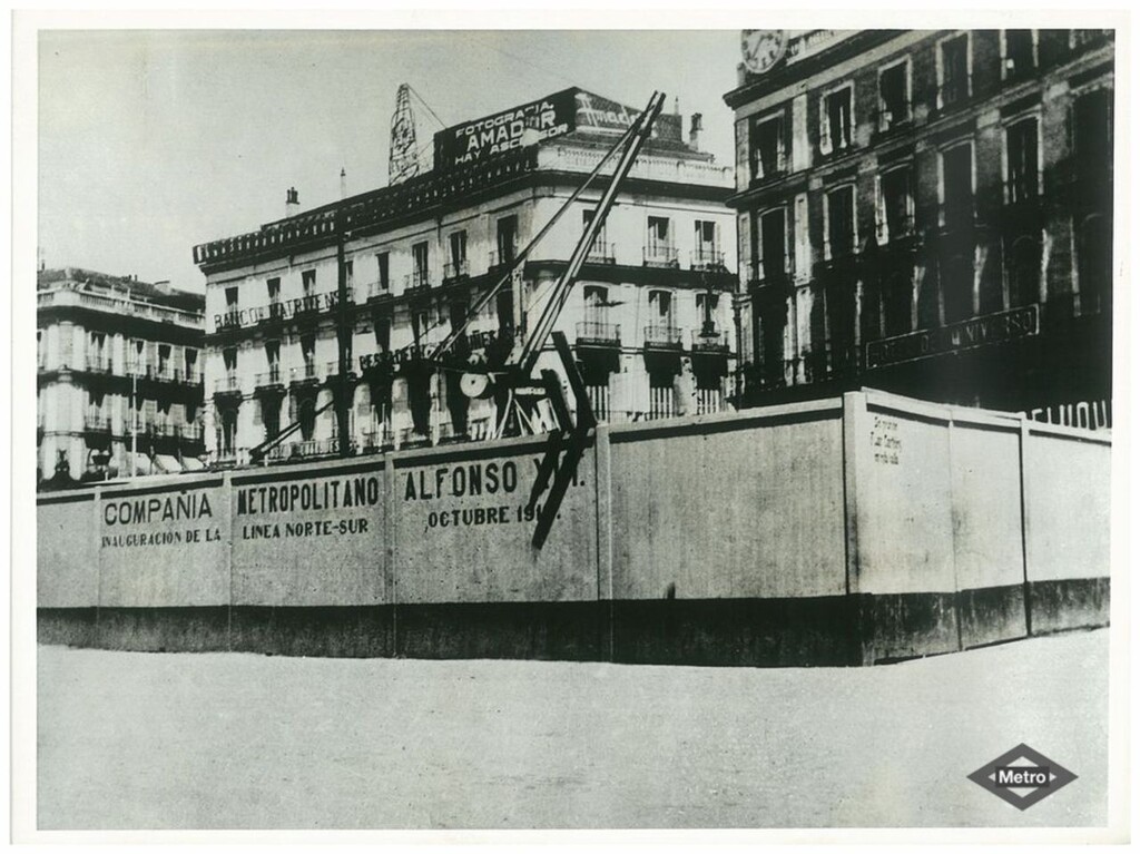 Miniatura de Obras de construcción del Metropolitano en la Puerta del Sol