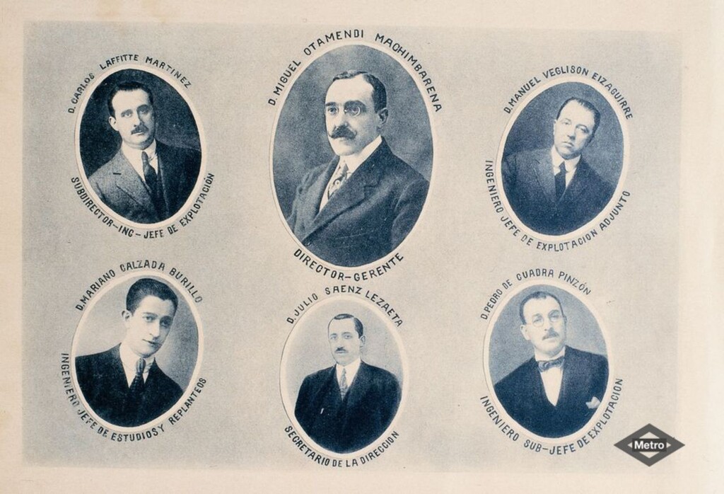 Miniatura de Personal directivo de la compañía en los años 20