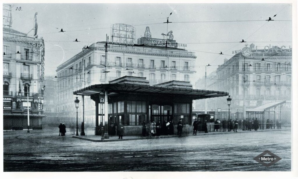 Miniatura de Templete de la Puerta del Sol año 1920