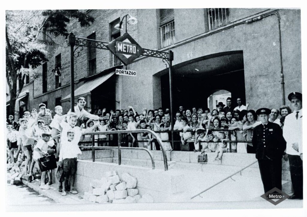 Miniatura de Inauguración de la estación de Portazgo