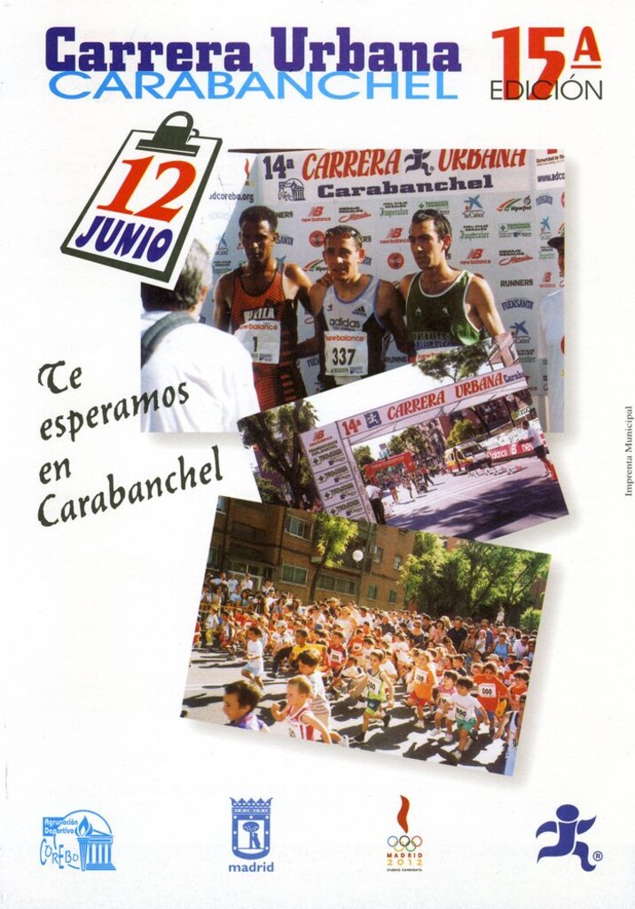 Miniatura de Cartel de la XV edición de la Carrera Urbana de Carabanchel