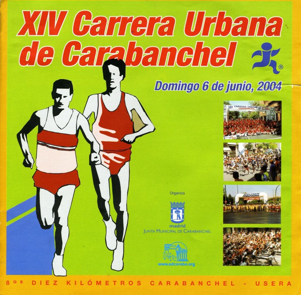 Miniatura de Cartel de la XIV edición de la Carrera Urbana de Carabanchel