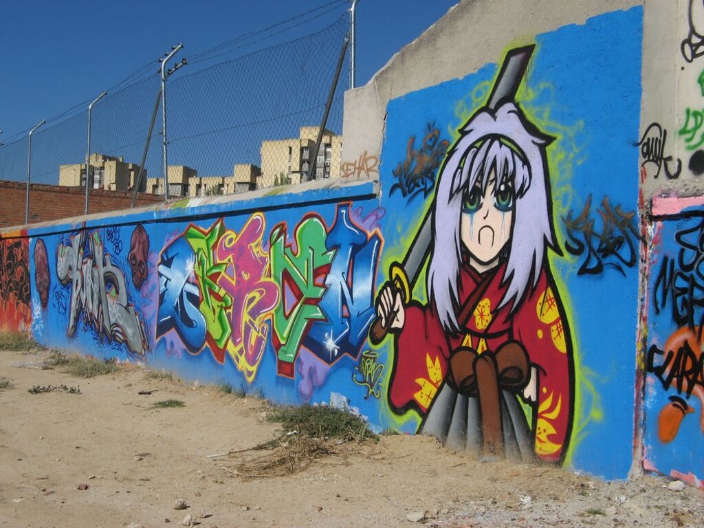 Miniatura de Graffitis en la cárcel de Carabanchel