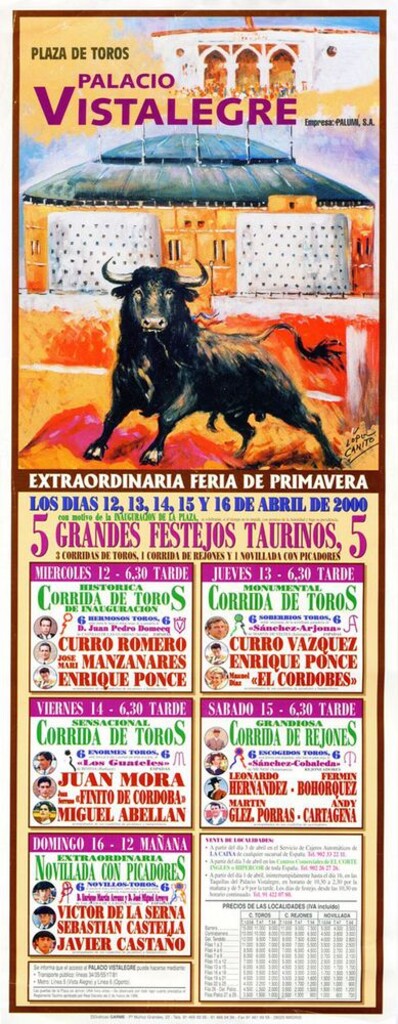 Miniatura de Cartel de corrida de toros