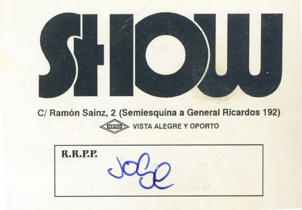 Miniatura de Flyer de la sala Show
