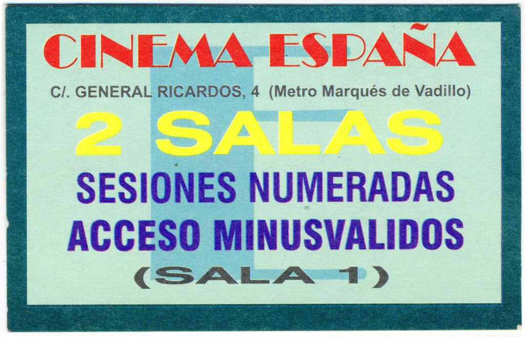 Miniatura de Entrada para el Cinema España