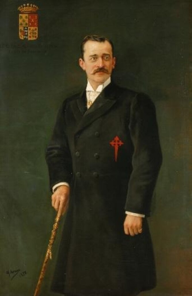 Miniatura de Álvaro de Figueroa y Torres, conde de Romanones, alcalde de Madrid