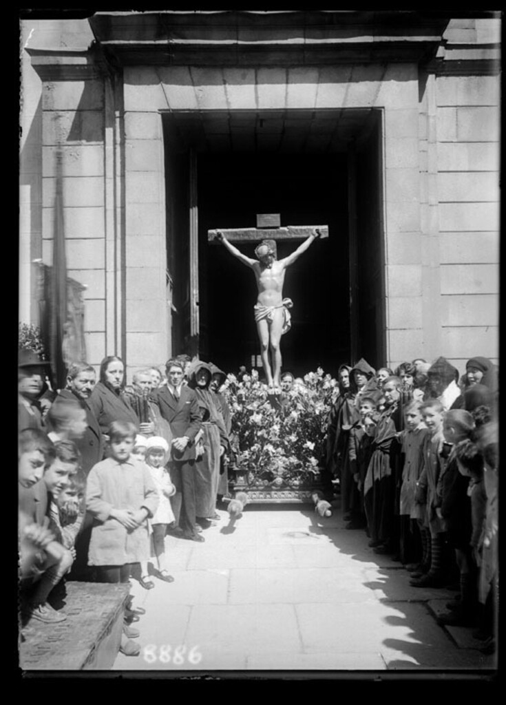 Miniatura de Cristo de la Fe, en la Iglesia de San Sebastián