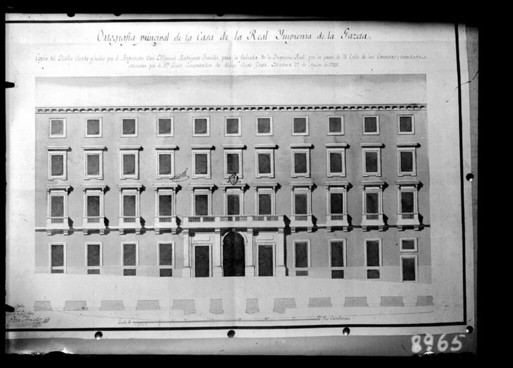 Miniatura de Ortografía principal de la Casa de la Real Imprenta de la Gazeta