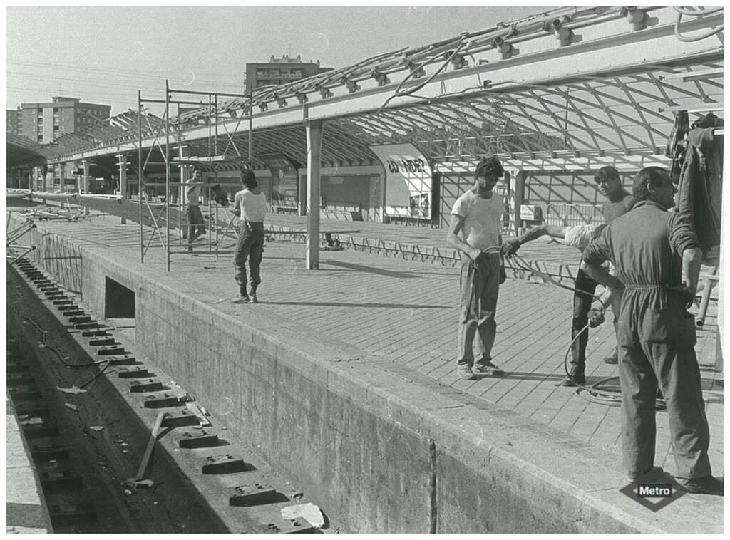 Miniatura de Obras en el Intercambiador de Aluche