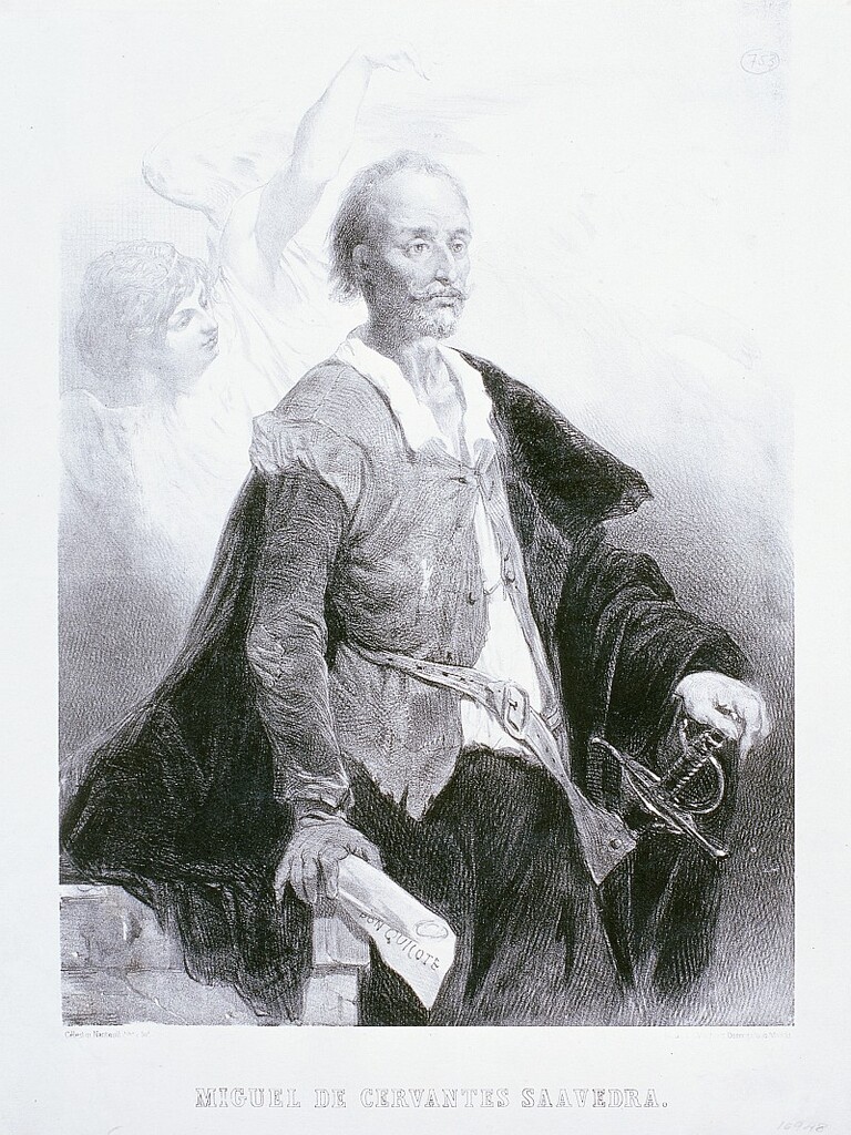 Miniatura de Miguel de Cervantes Saavedra