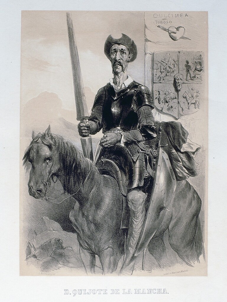 Miniatura de Don Quijote de la Mancha