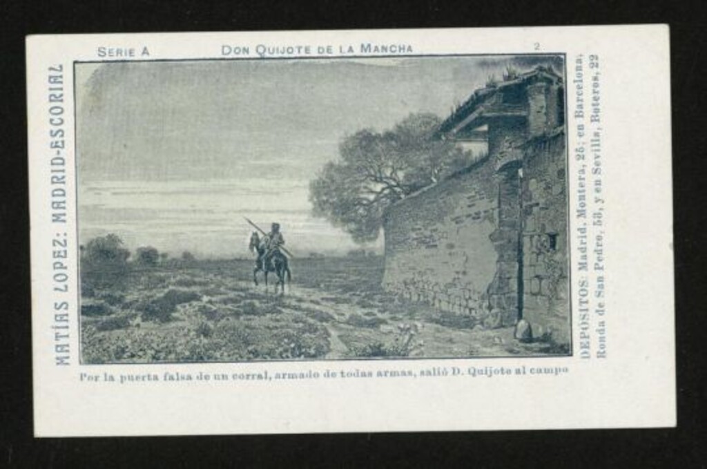 Miniatura de Don Quijote de la Mancha [2] : [tarjetas postales]