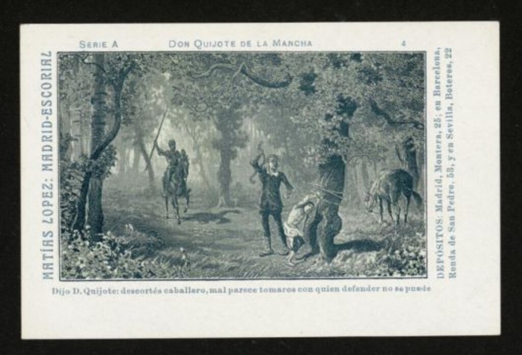 Miniatura de Don Quijote de la Mancha [4] : [tarjetas postales]