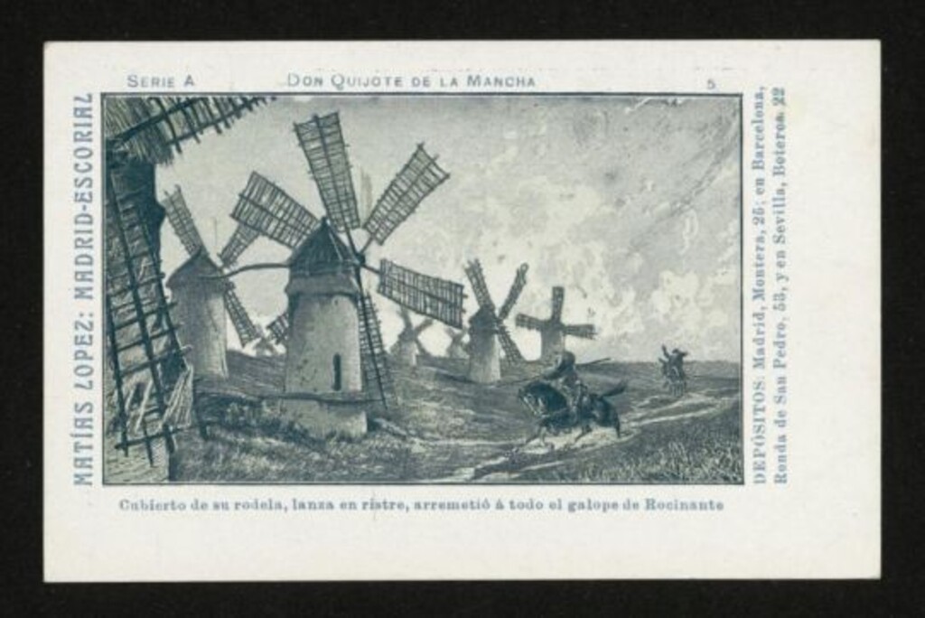Miniatura de Don Quijote de la Mancha [5] : [tarjetas postales]