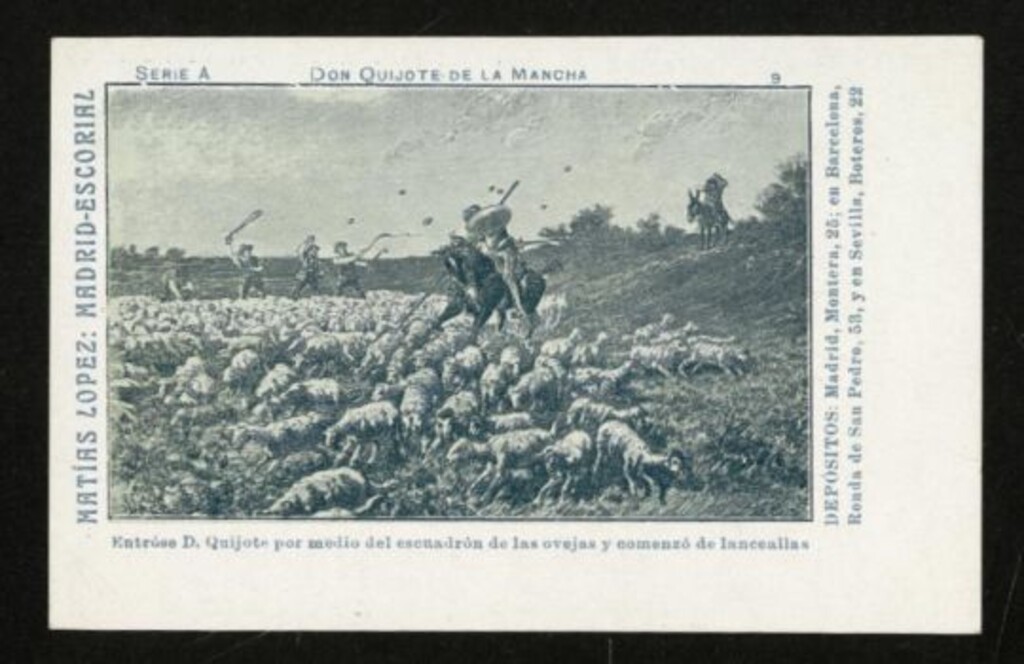 Miniatura de Don Quijote de la Mancha [9] : [tarjetas postales]