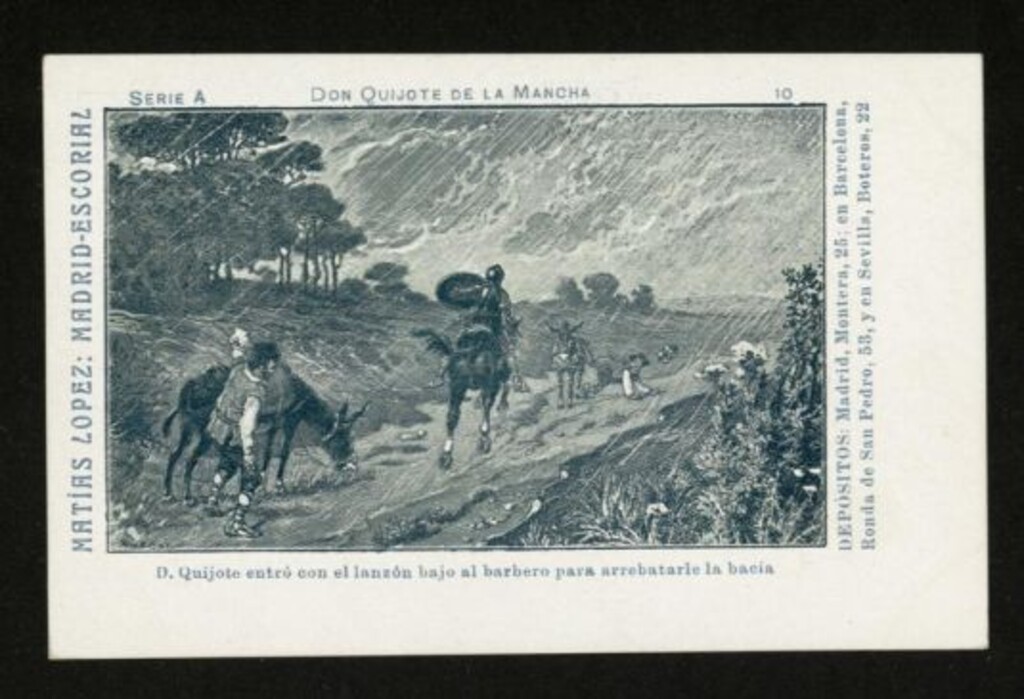 Miniatura de Don Quijote de la Mancha [10] : [tarjetas postales]