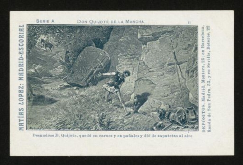 Miniatura de Don Quijote de la Mancha [11] : [tarjetas postales]