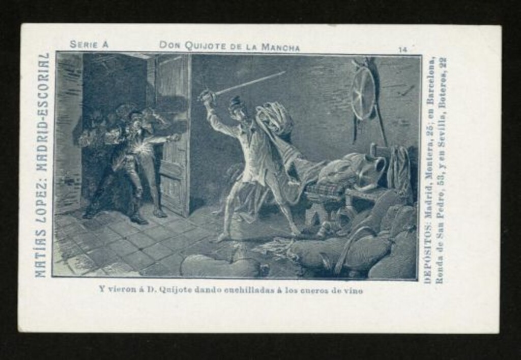 Miniatura de Don Quijote de la Mancha [14] : [tarjetas postales]
