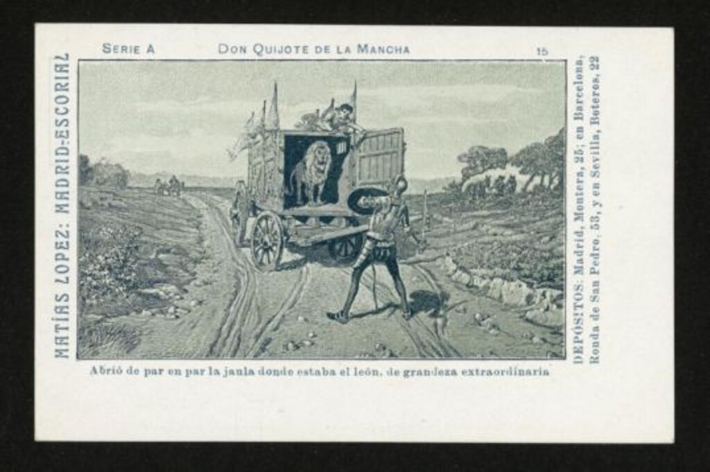 Miniatura de Don Quijote de la Mancha [15] : [tarjetas postales]