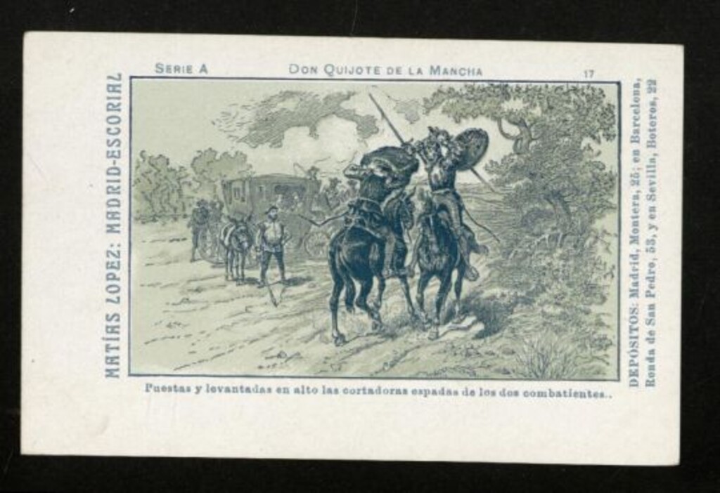Miniatura de Don Quijote de la Mancha [17] : [tarjetas postales]