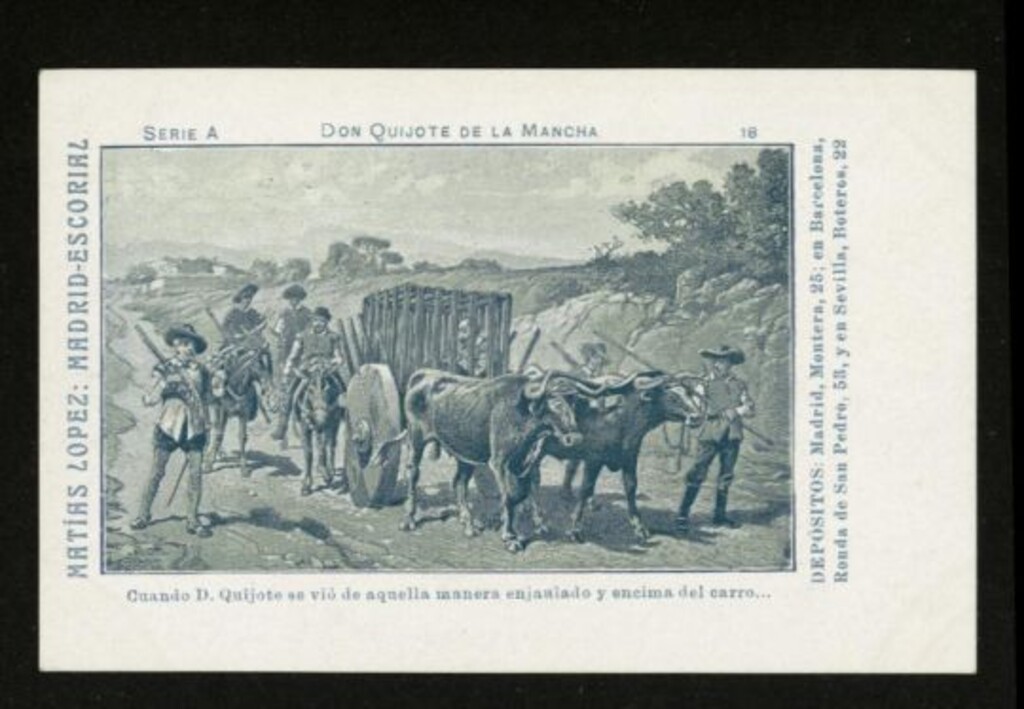 Miniatura de Don Quijote de la Mancha [18] : [tarjetas postales]