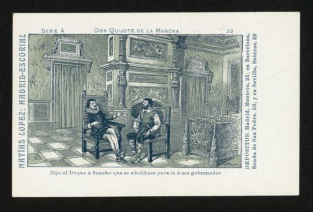 Miniatura de Don Quijote de la Mancha [20] : [tarjetas postales]