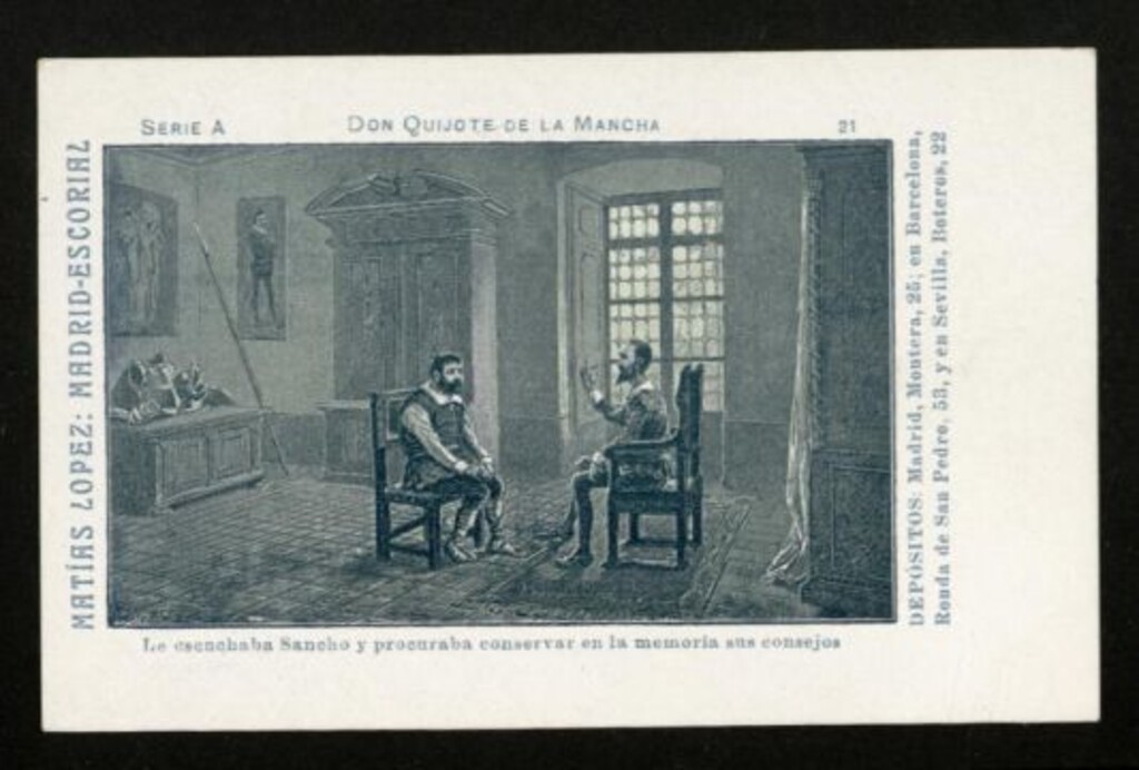 Miniatura de Don Quijote de la Mancha [21] : [tarjetas postales]