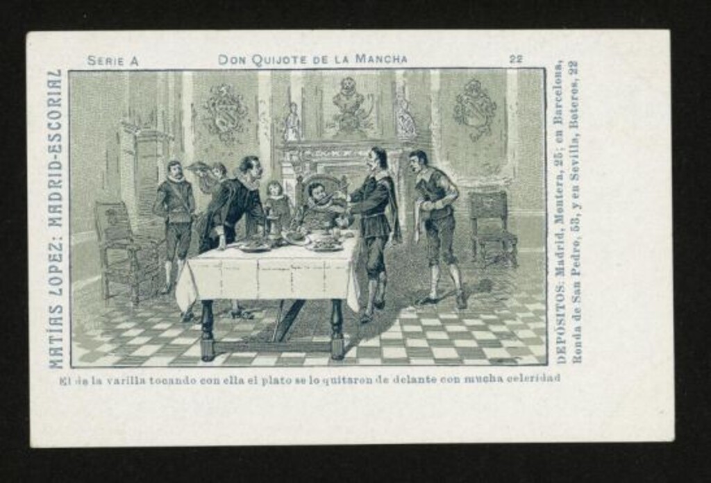 Miniatura de Don Quijote de la Mancha [22] : [tarjetas postales]