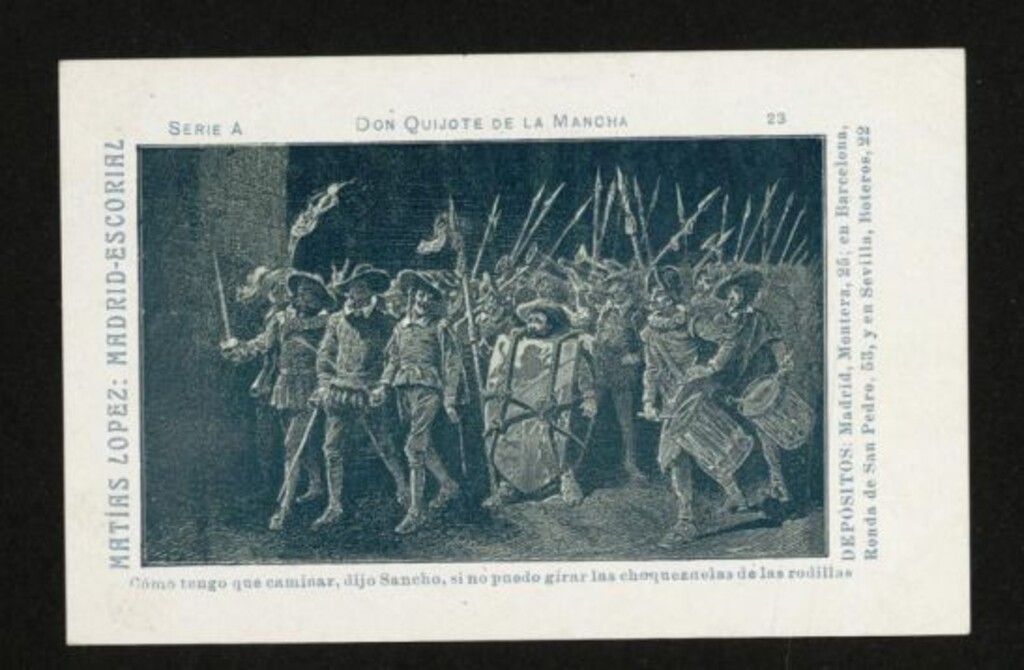 Miniatura de Don Quijote de la Mancha [23] : [tarjetas postales]