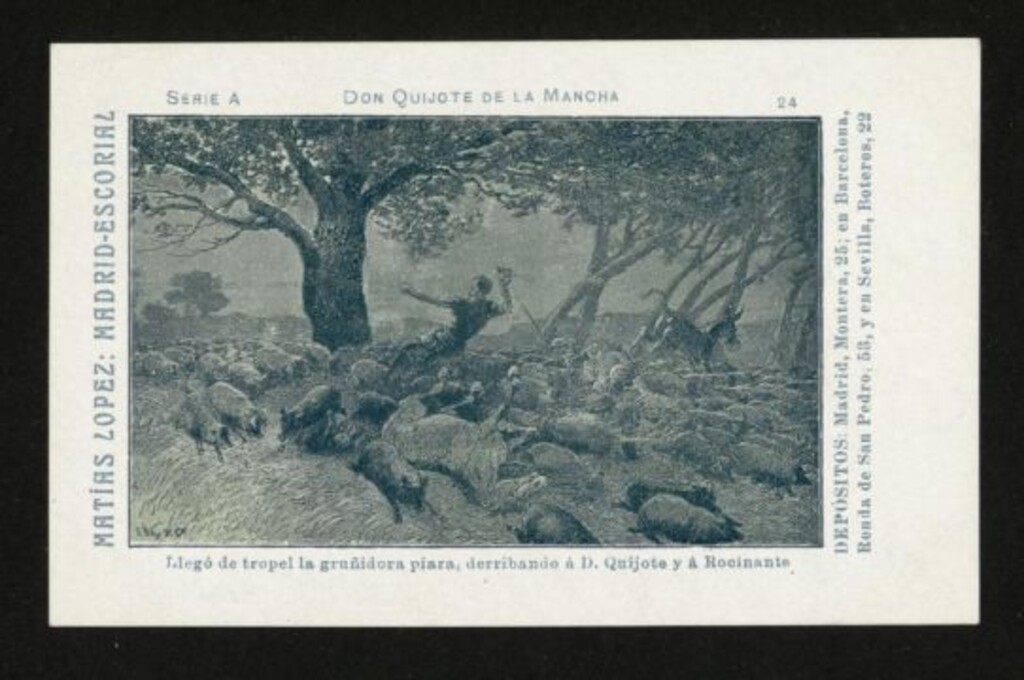 Miniatura de Don Quijote de la Mancha [24] : [tarjetas postales]