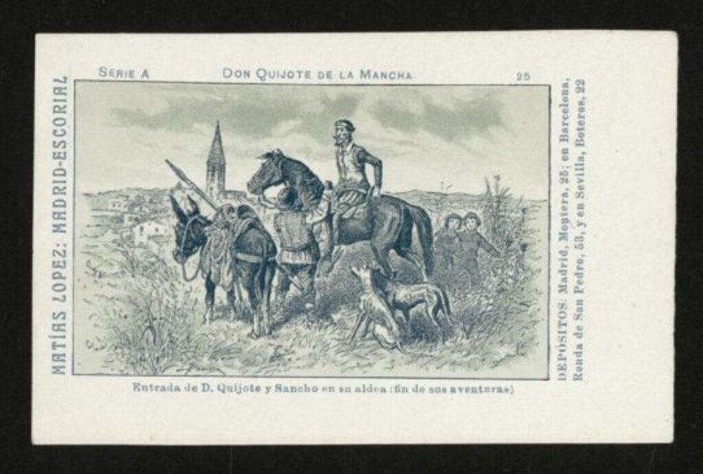 Miniatura de Don Quijote de la Mancha [25] : [tarjetas postales]