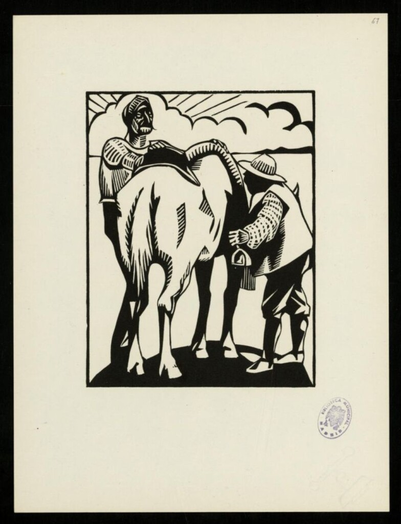 Miniatura de Don Quichotte [67]