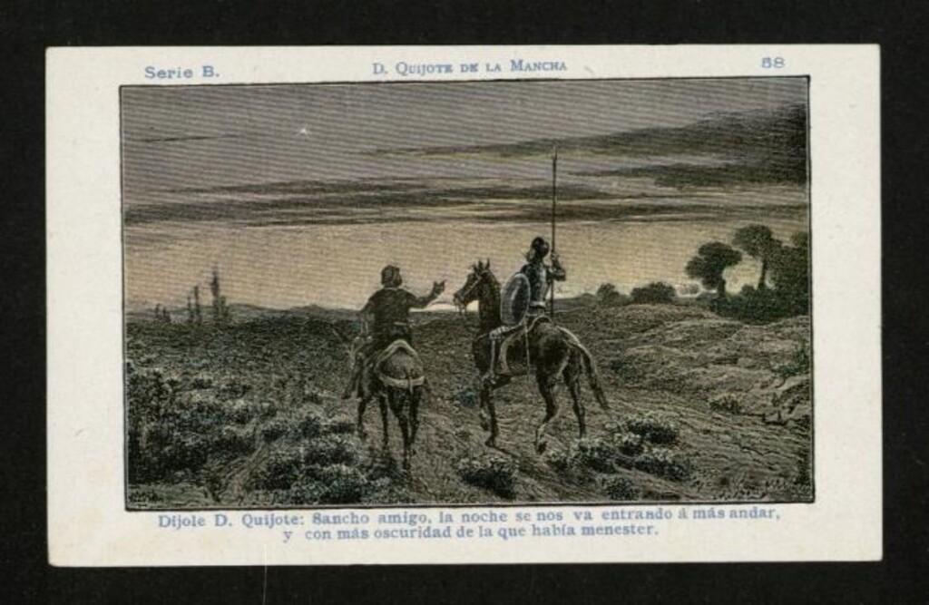 Miniatura de Don Quijote de la Mancha nº 58