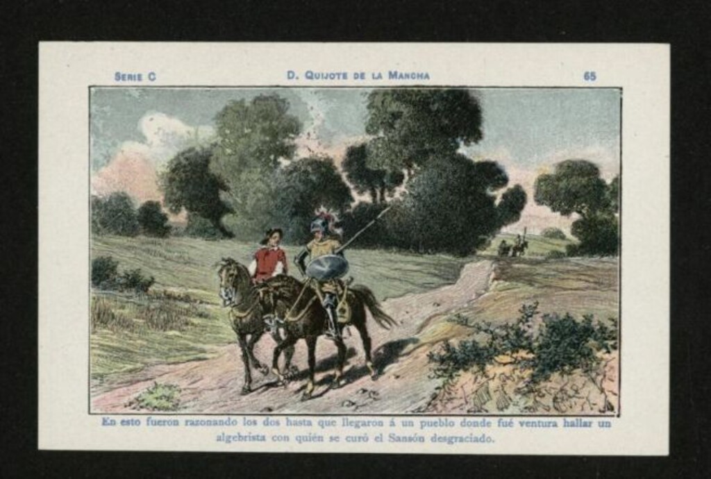 Miniatura de Don Quijote de la Mancha nº 65