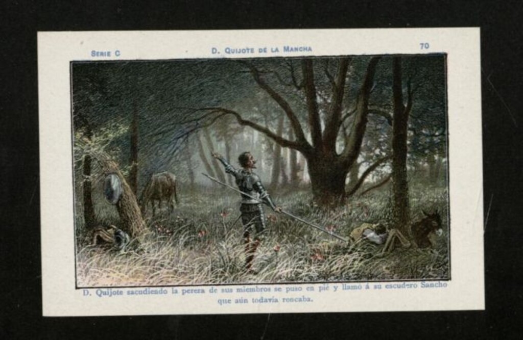 Miniatura de Don Quijote de la Mancha nº 70