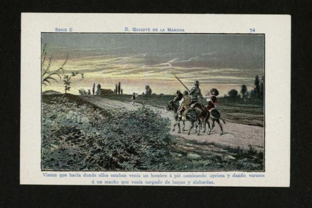 Miniatura de Don Quijote de la Mancha nº 74