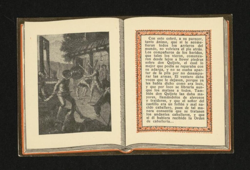 Miniatura de Aventuras de Don Quijote : colección de postales. Serie 1. Nº 4