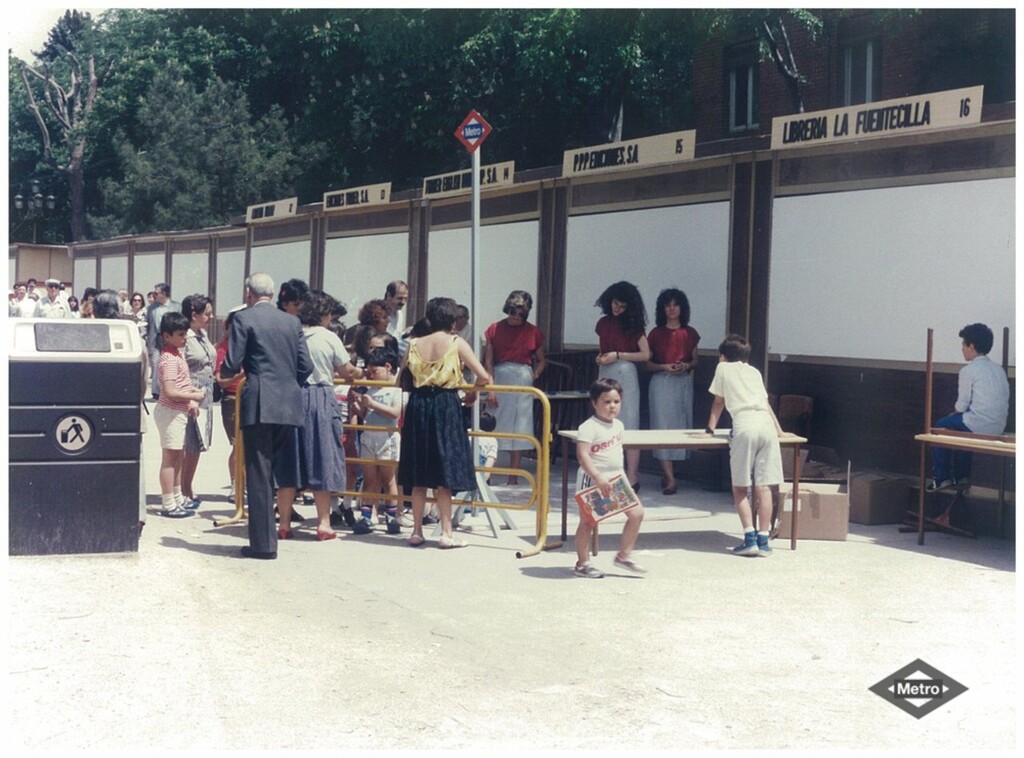 Miniatura de Metro en la Fiesta del Duende en el Parque del Retiro