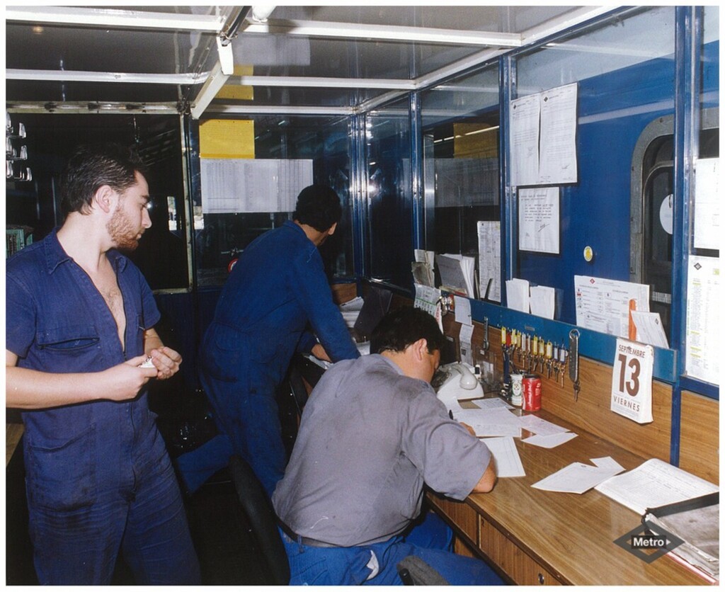 Miniatura de Cabina del encargado de talleres del recinto de Canillejas