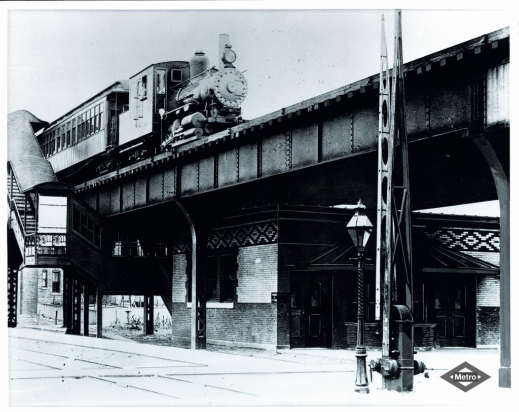 Miniatura de Tren de Chicago en los años 20