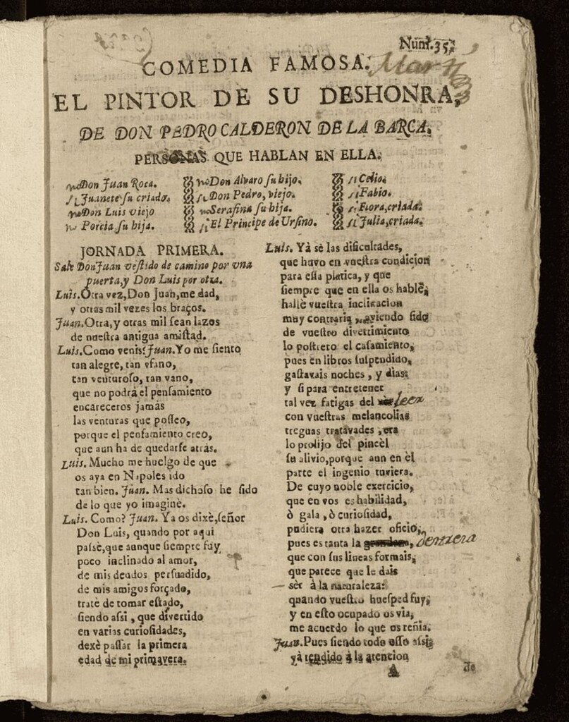 Miniatura de El pintor de su deshonra